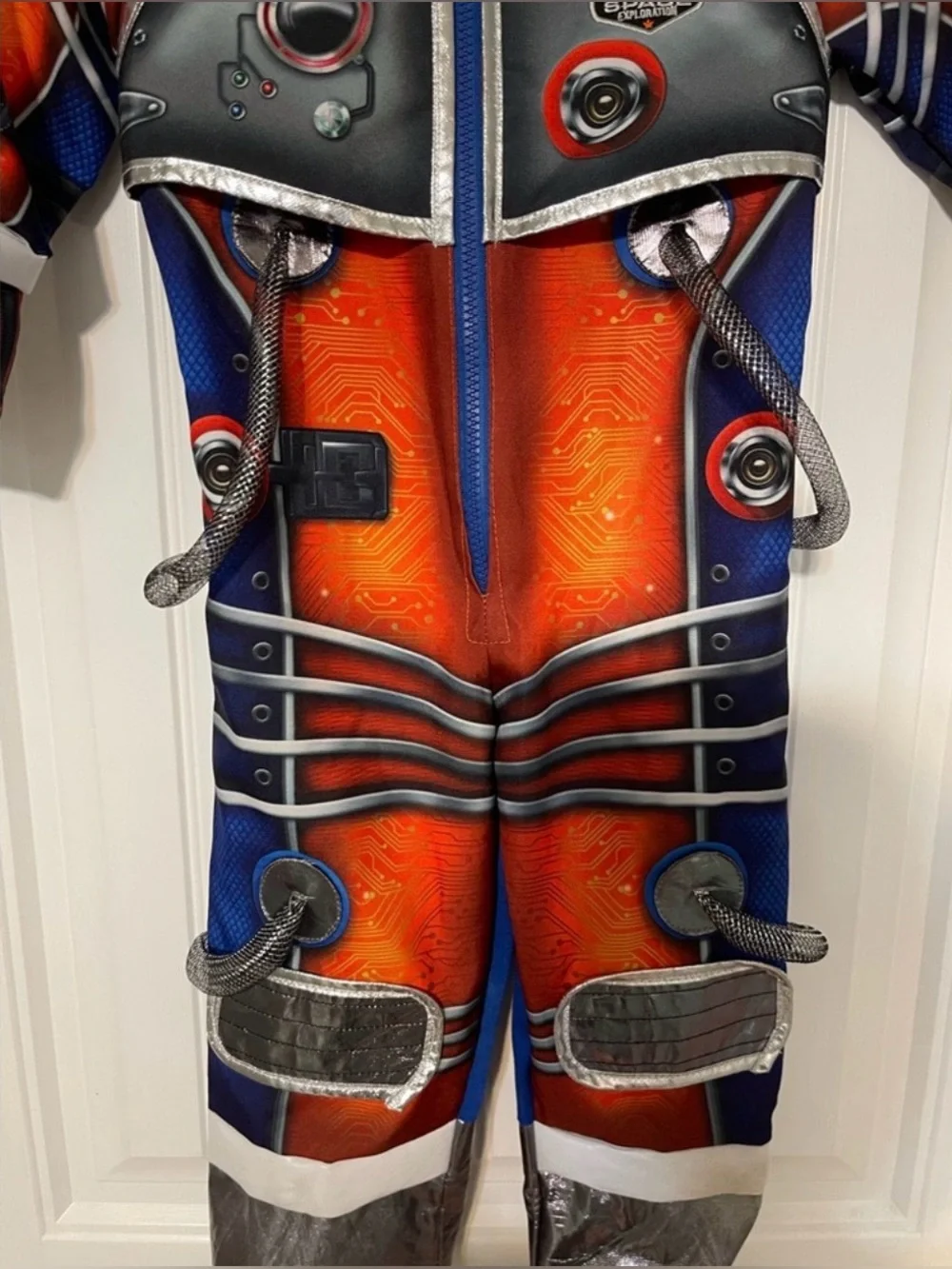 Adventure Factory Astronaut One Piece Costume with Detachable Helmet